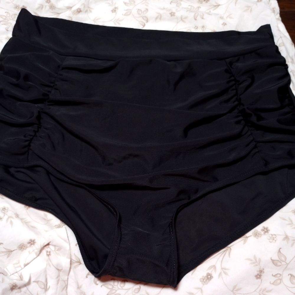 Danify brand size 52 (17 inch waist) black bathing suit bottom new